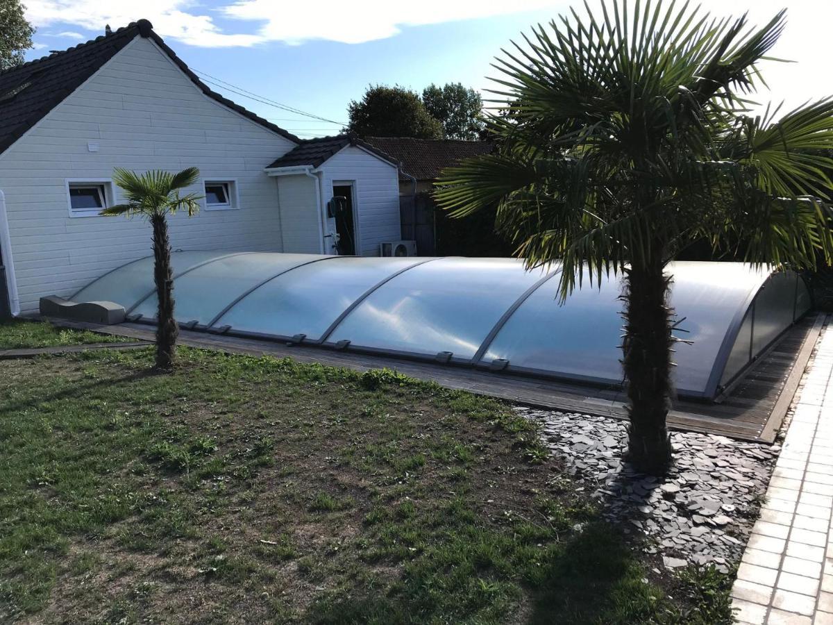 Gite Spa Sauna Piscine Aubin-Saint-Vaast Dış mekan fotoğraf