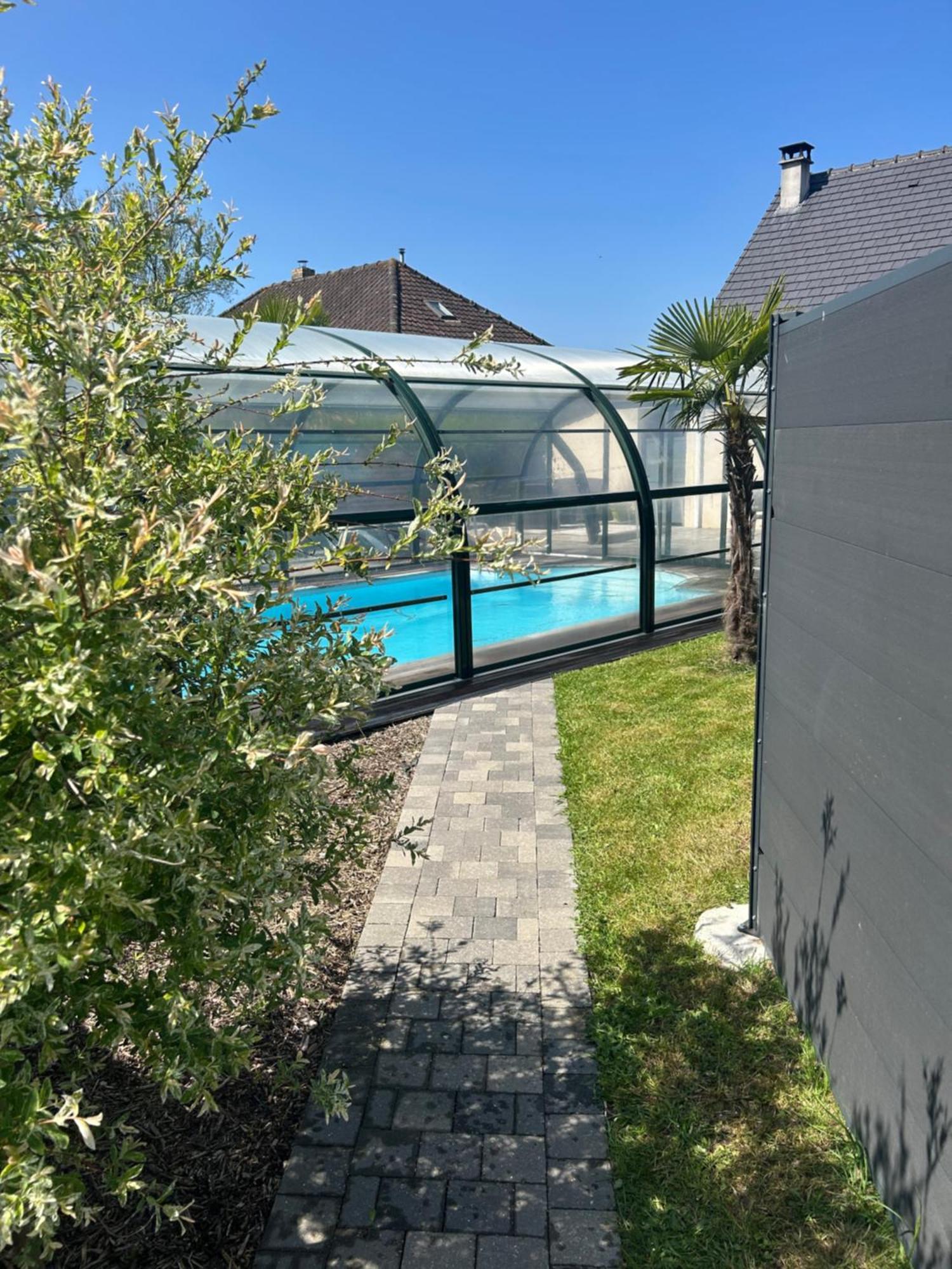 Gite Spa Sauna Piscine Aubin-Saint-Vaast Dış mekan fotoğraf